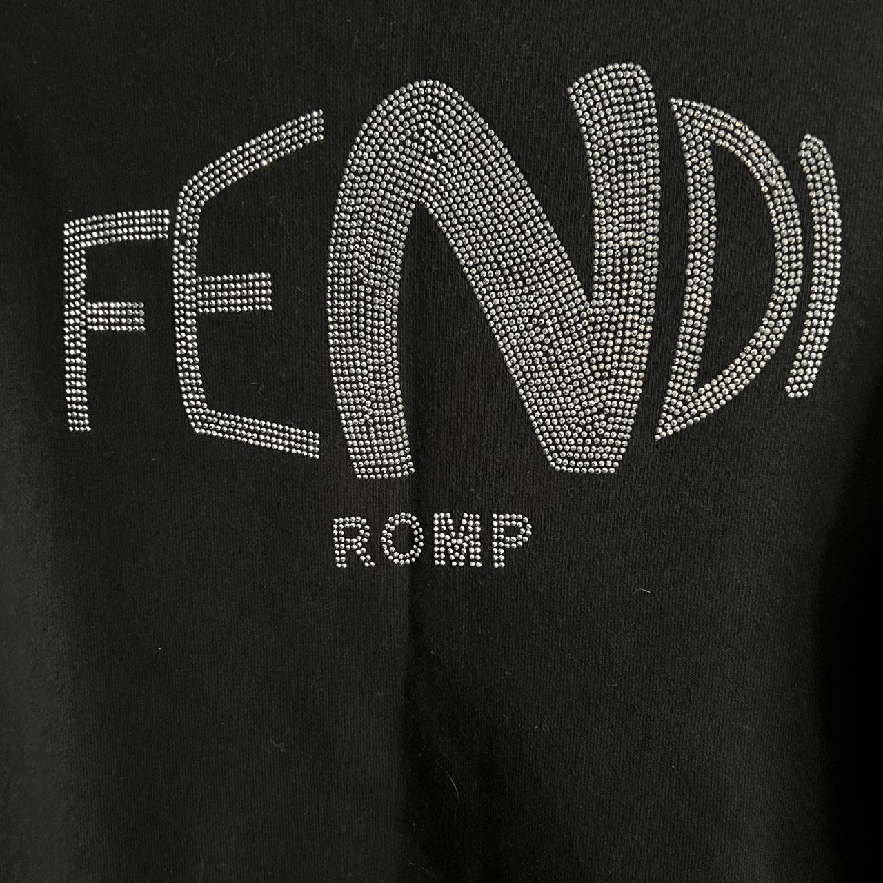 Fendi Men's Black and Silver Top (3)