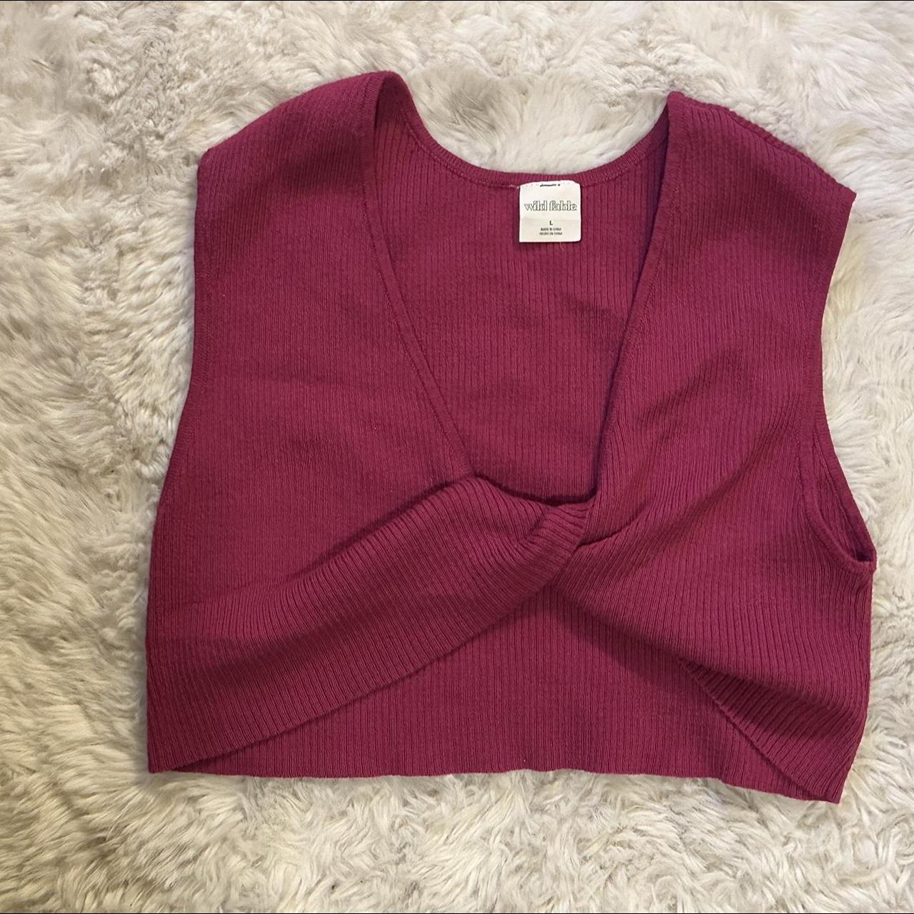 Twist crop top from target💗Could fit a medium to... - Depop