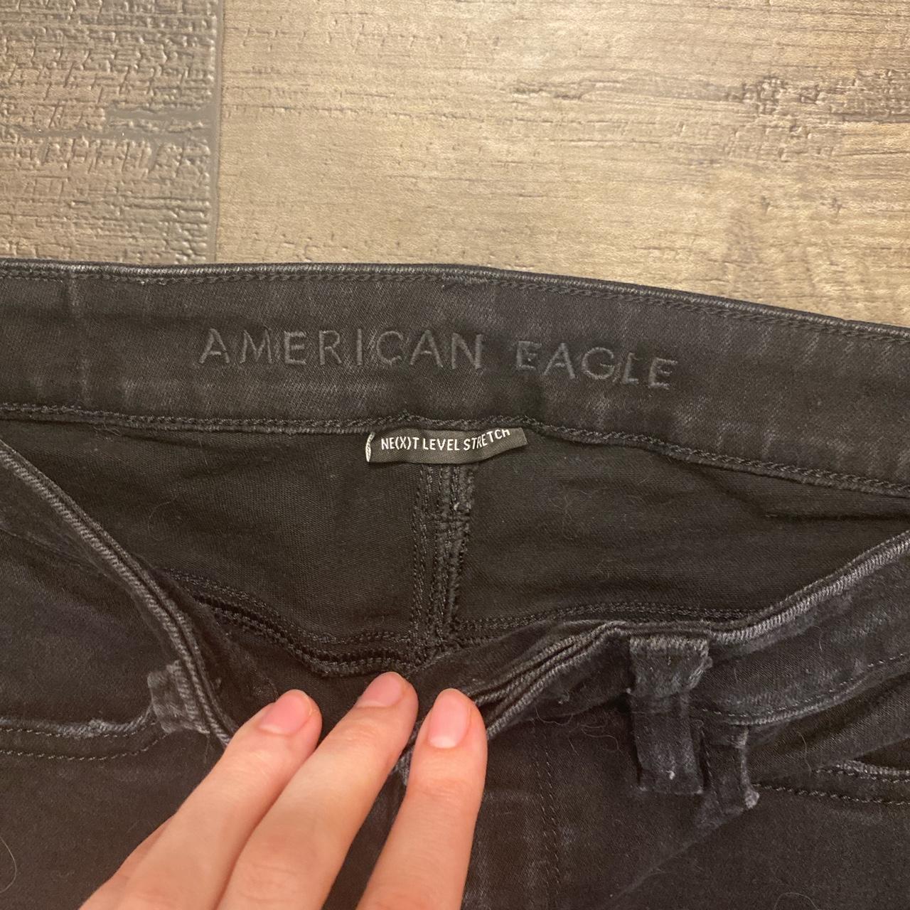 American Eagle Women's Black Jeans Depop