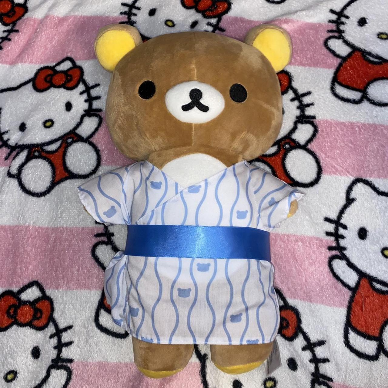 rilakkuma kimono plush! from round 1 rilakkuma... Depop