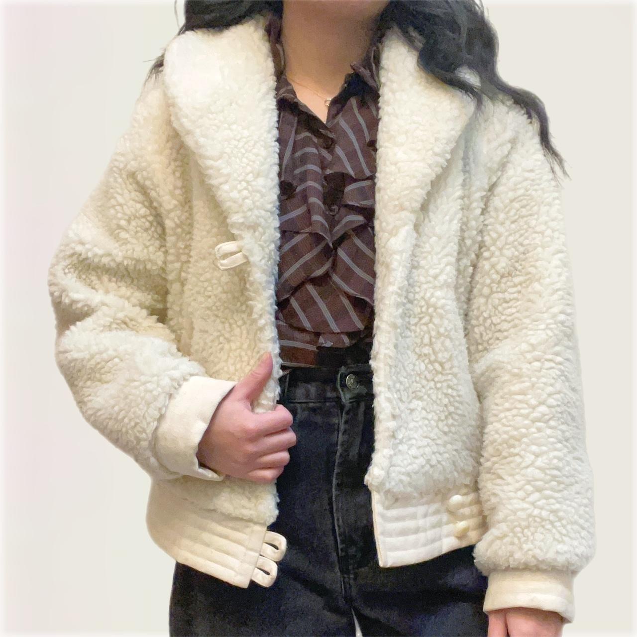 Vintage 60’s Sherpa Teddy Coat free shipping... - Depop