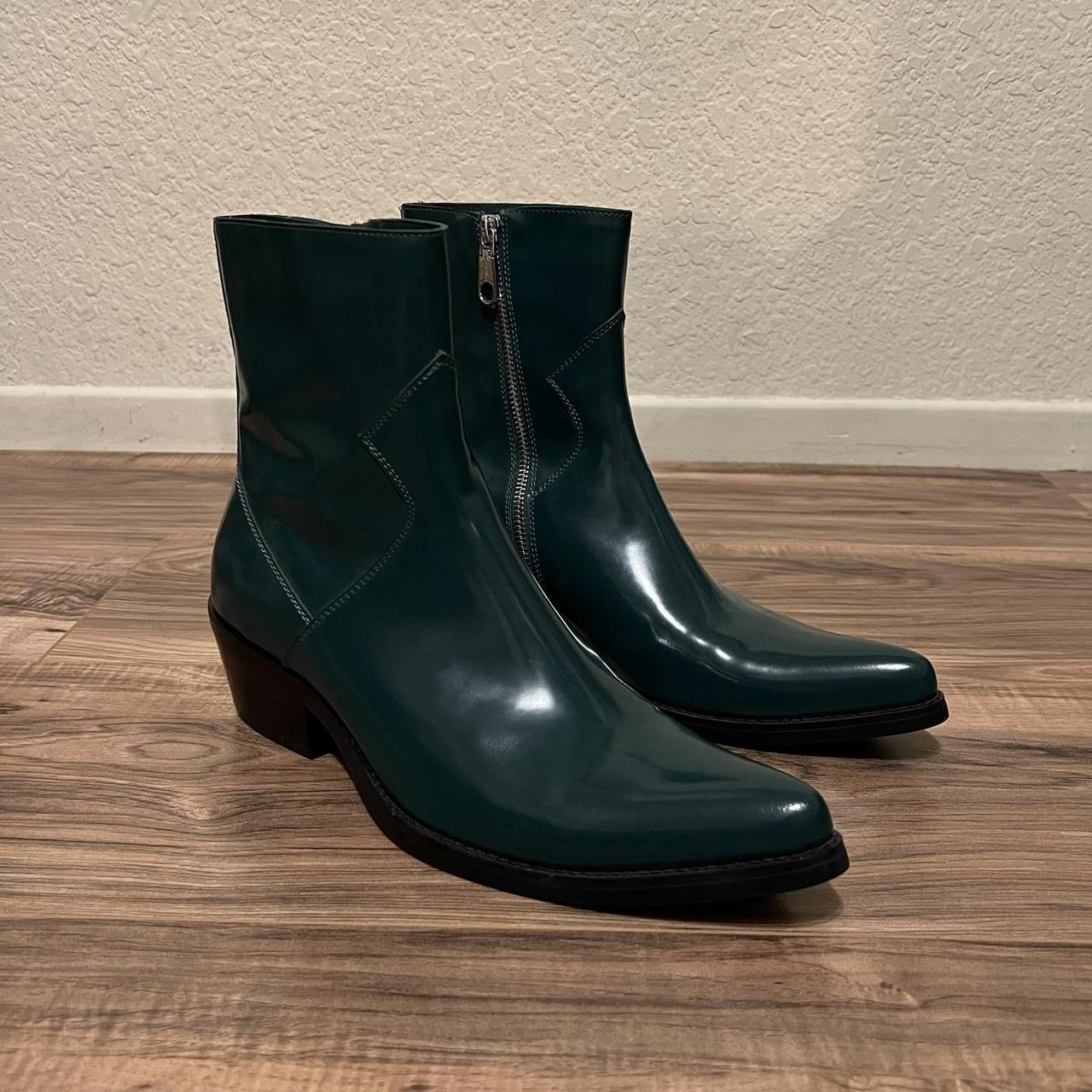 Calvin klein clearance alden leather boot