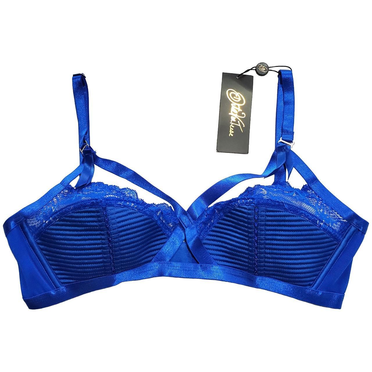 Dita Von Teese Women S Blue Bra Depop