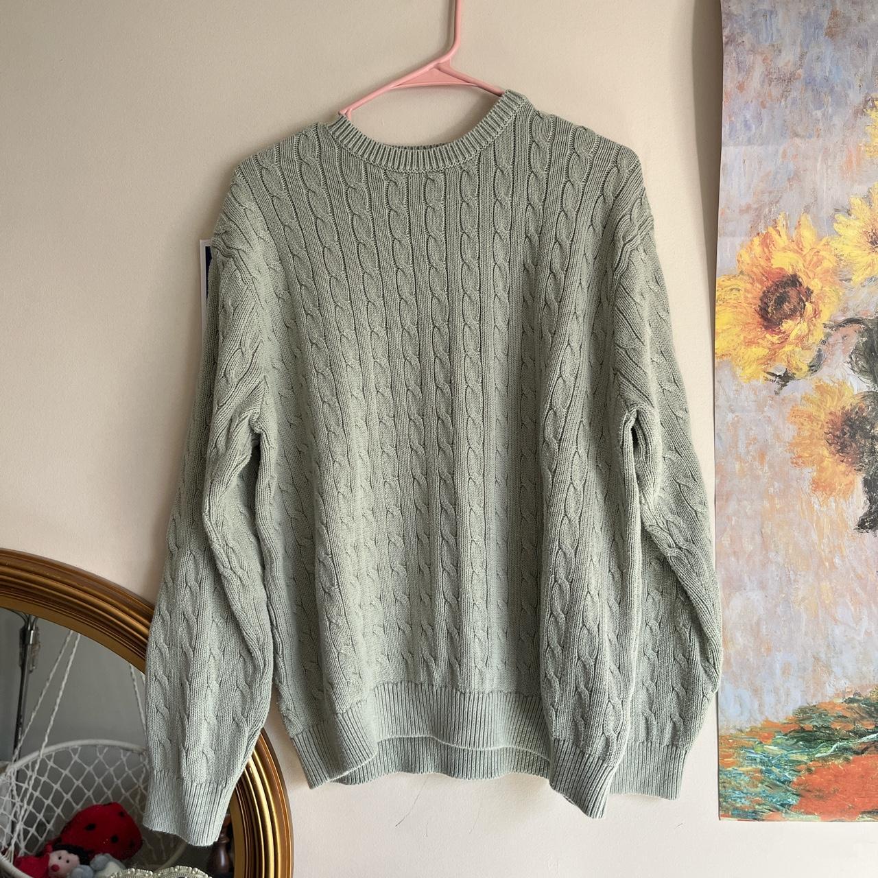 Brandy Melville Women's Green Jumper Depop