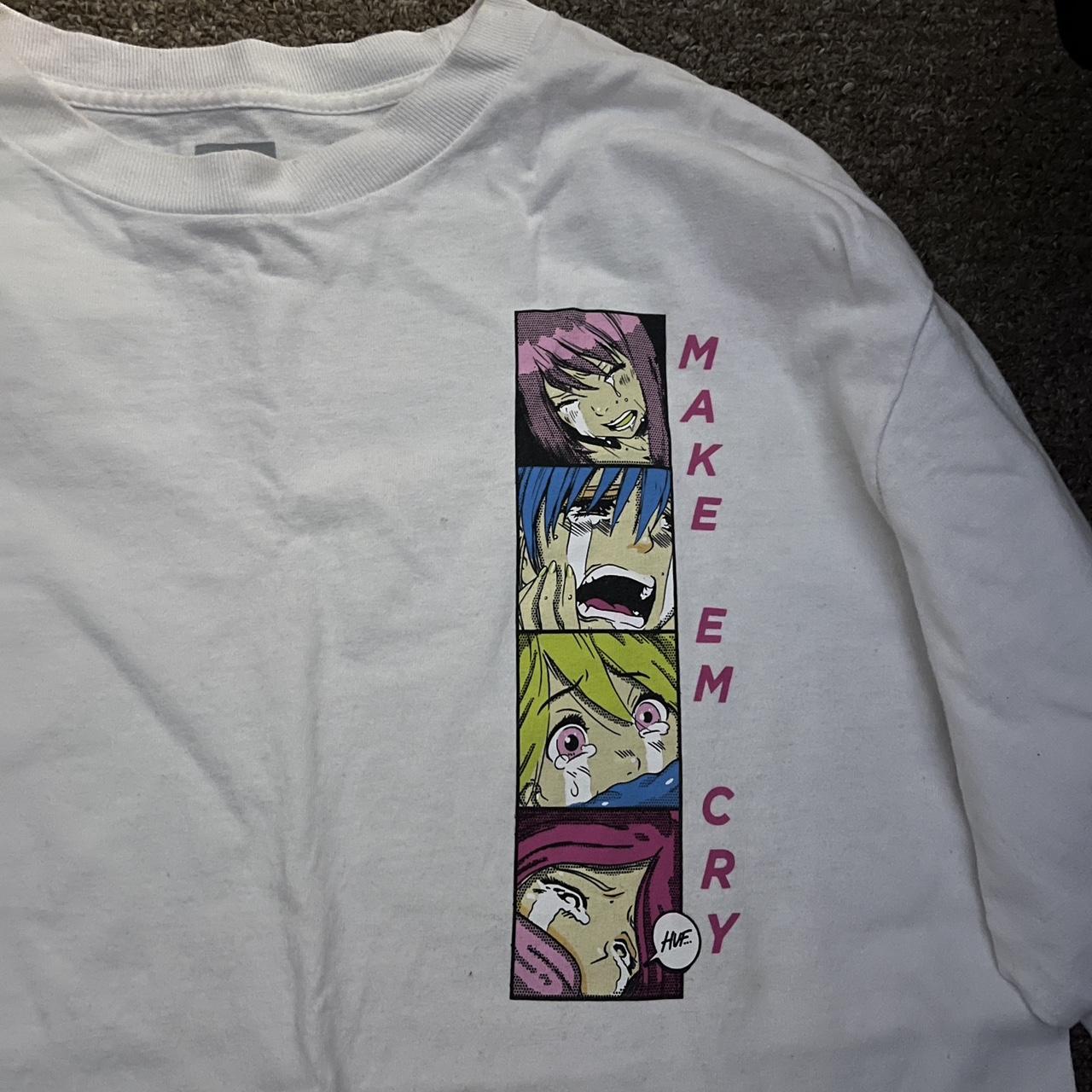 ☆HUF（ハフ）☆MAKE EM CRY L/S TEE (長袖シャツ） HUF ハフ MAKE EM CRY LONG SLEEVE TEE