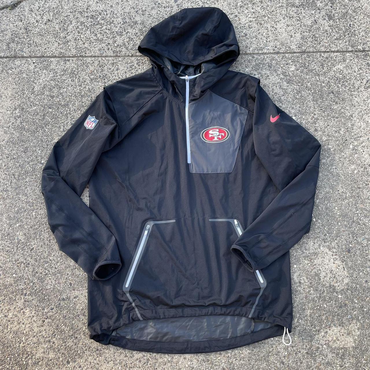 Niners Lightweight Windbreaker - Mens M / Black/Red