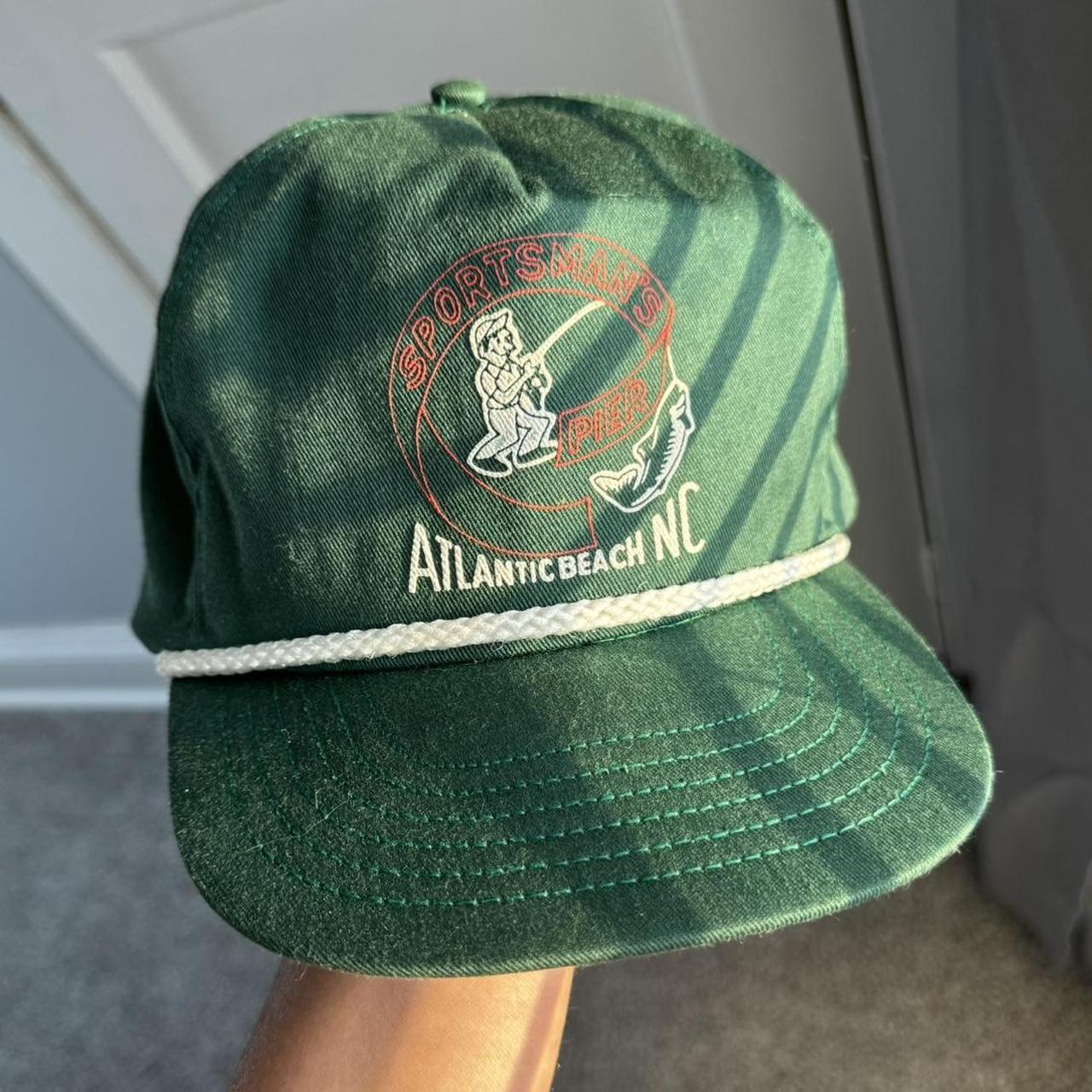 Vintage green Sportsman’s Pier Atlantic Beach NC... - Depop