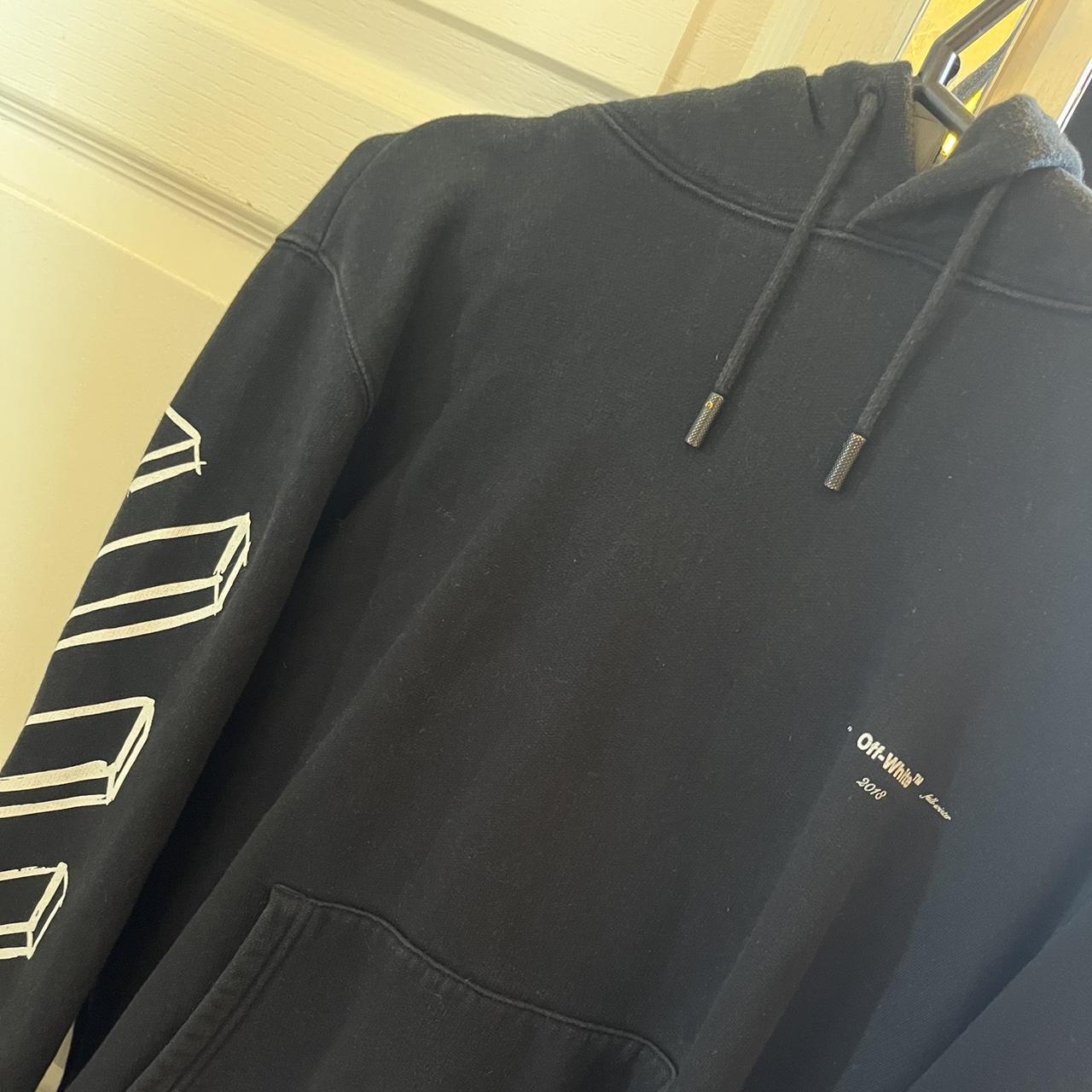 Off white hoodie FW18 Black. Excellent condition. Depop