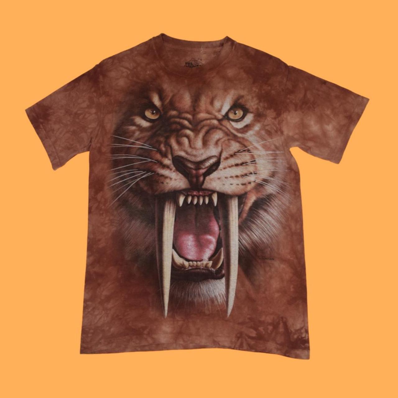 saber tooth tiger t shirt