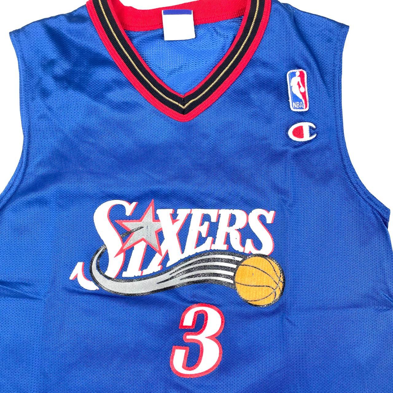 VTG Champion Philadelphia 76ers Sixers Allen Iverson... - Depop