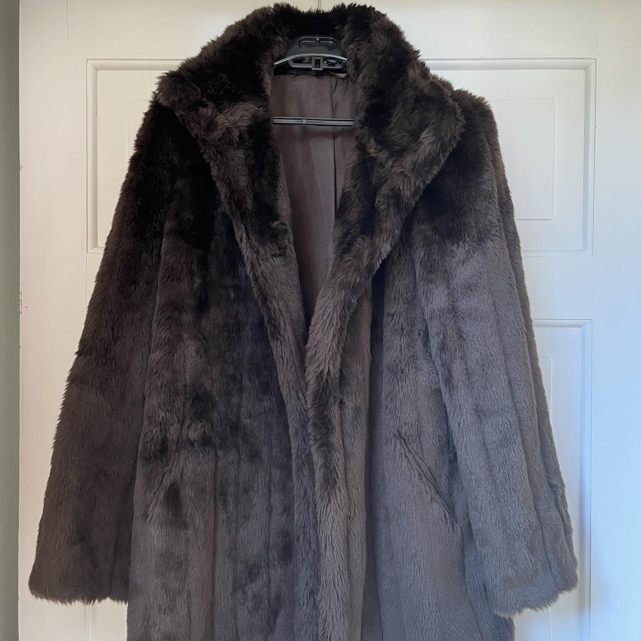 Beautiful vintage m&s fur coat size 12.... - Depop