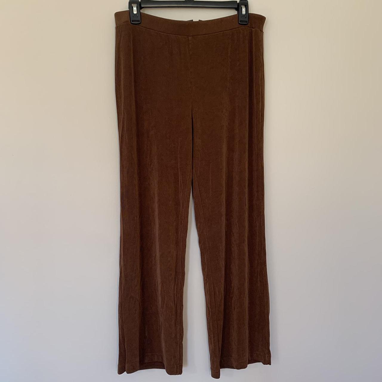 Chicos Travelers Womens Pants Slinky Liquid Knit Pull On Crop Black 3 XL 16  HC