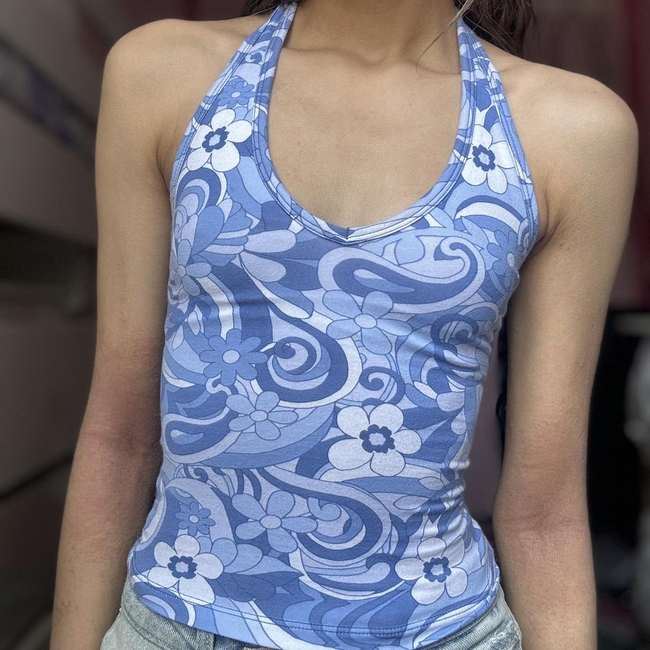 Butterfly Hollister Halter Neck Top PLS DM BEFORE BUYING