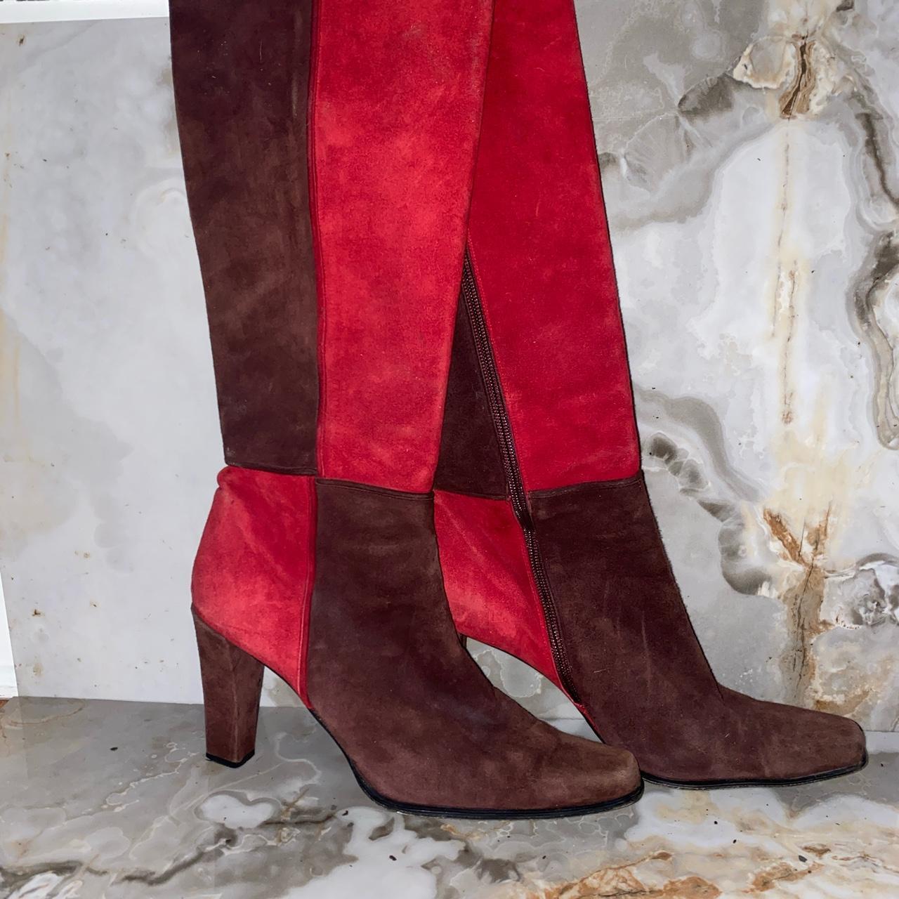 Stuart weitzman suede boots. Beautiful color way of