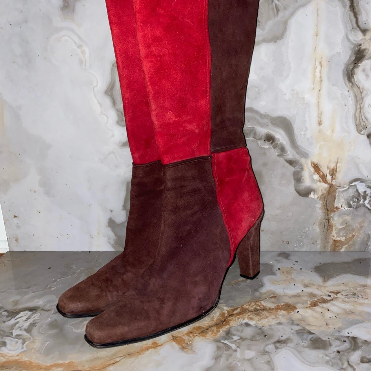 Stuart weitzman hot sale red boots