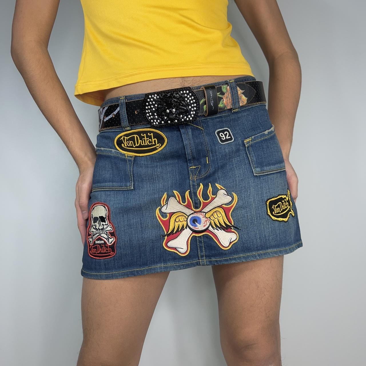 00s archives VON DUTCH Gimick Skirt