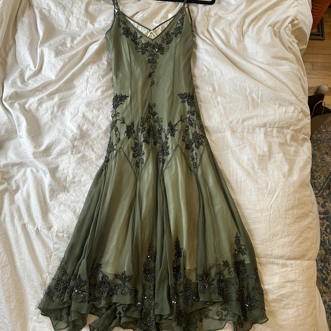 Adrianna Papell Women's Green Dress (4)