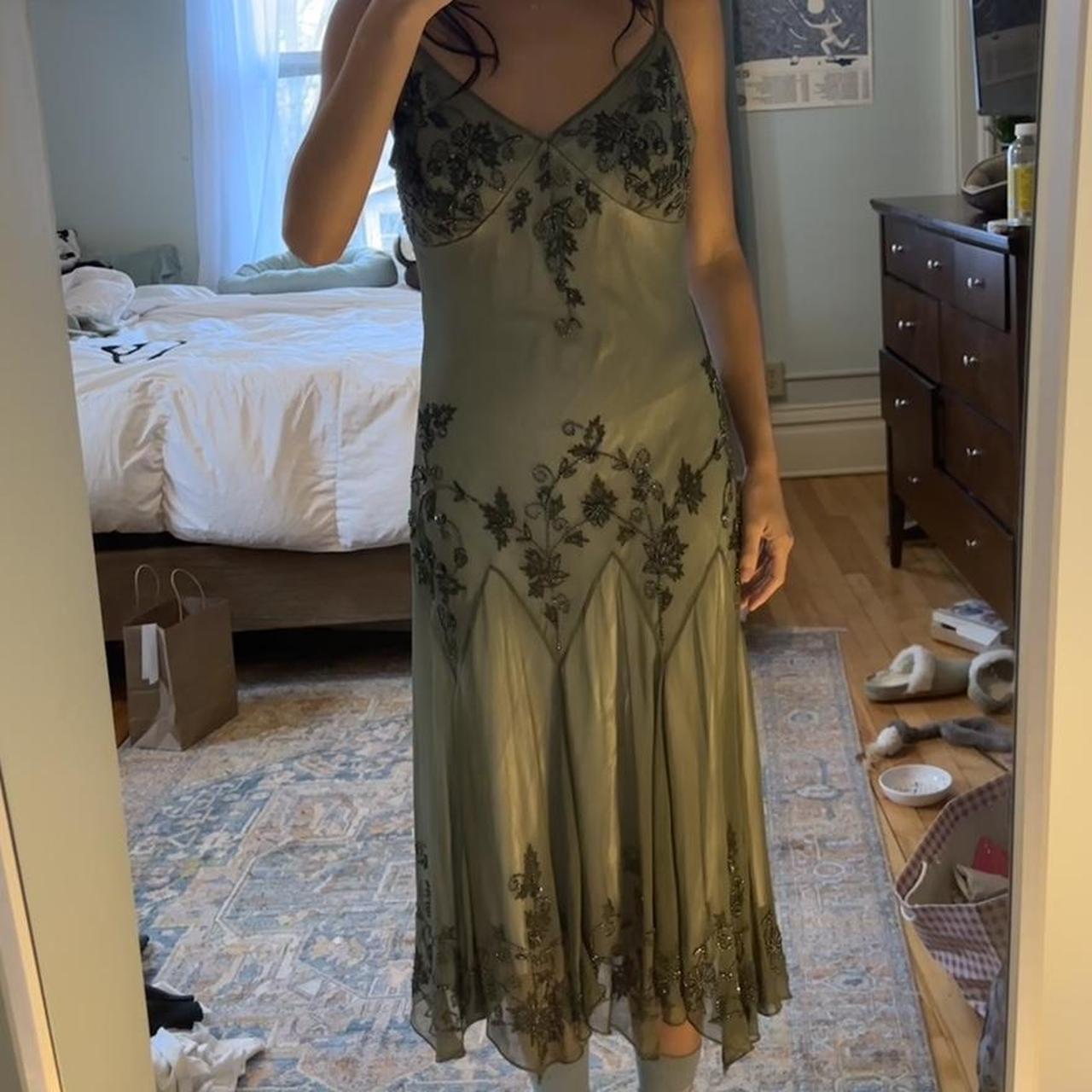 Adrianna Papell Women's Green Dress (6)
