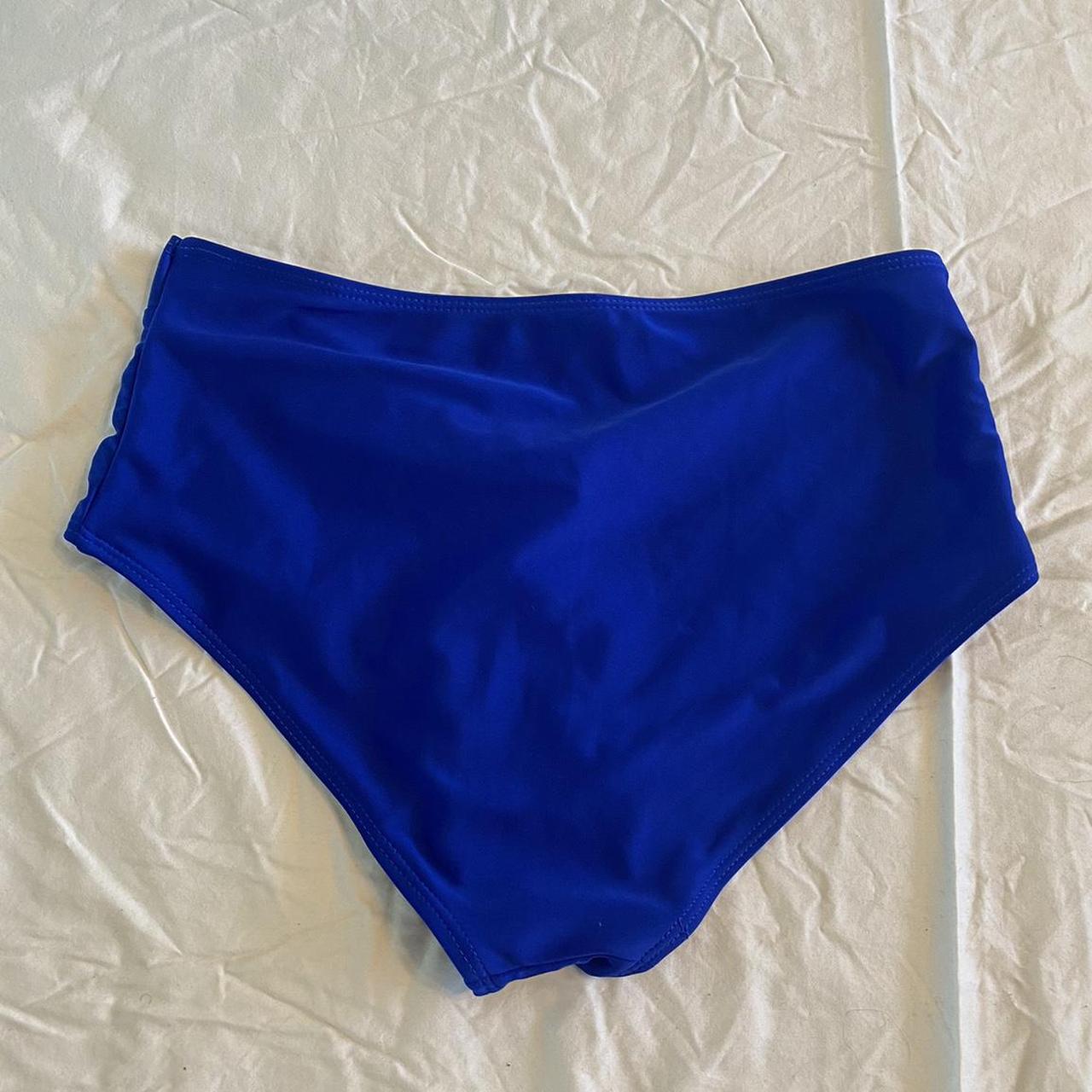 Women's Navy and Blue Bikiniandtankinibottoms Depop