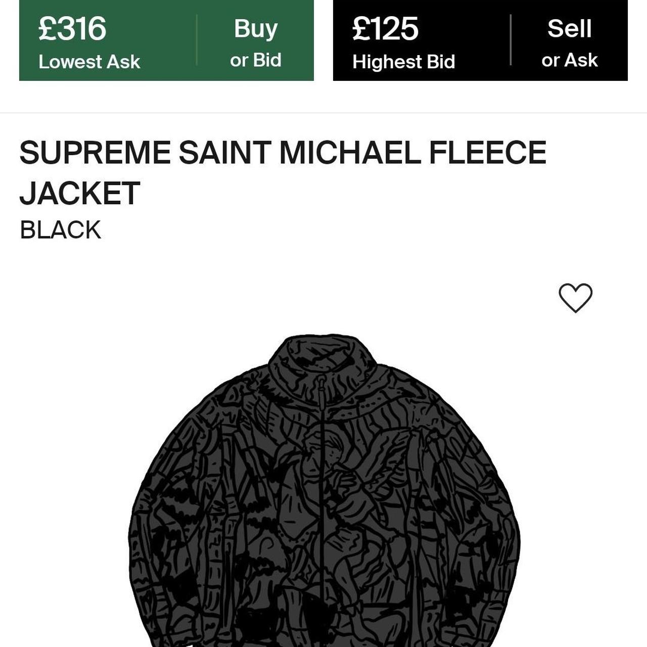 Supreme Saint Michael Fleece Jacket SS21 Never | Depop Supreme Saint Michael Fleece Jacket SS21 Never | Depop