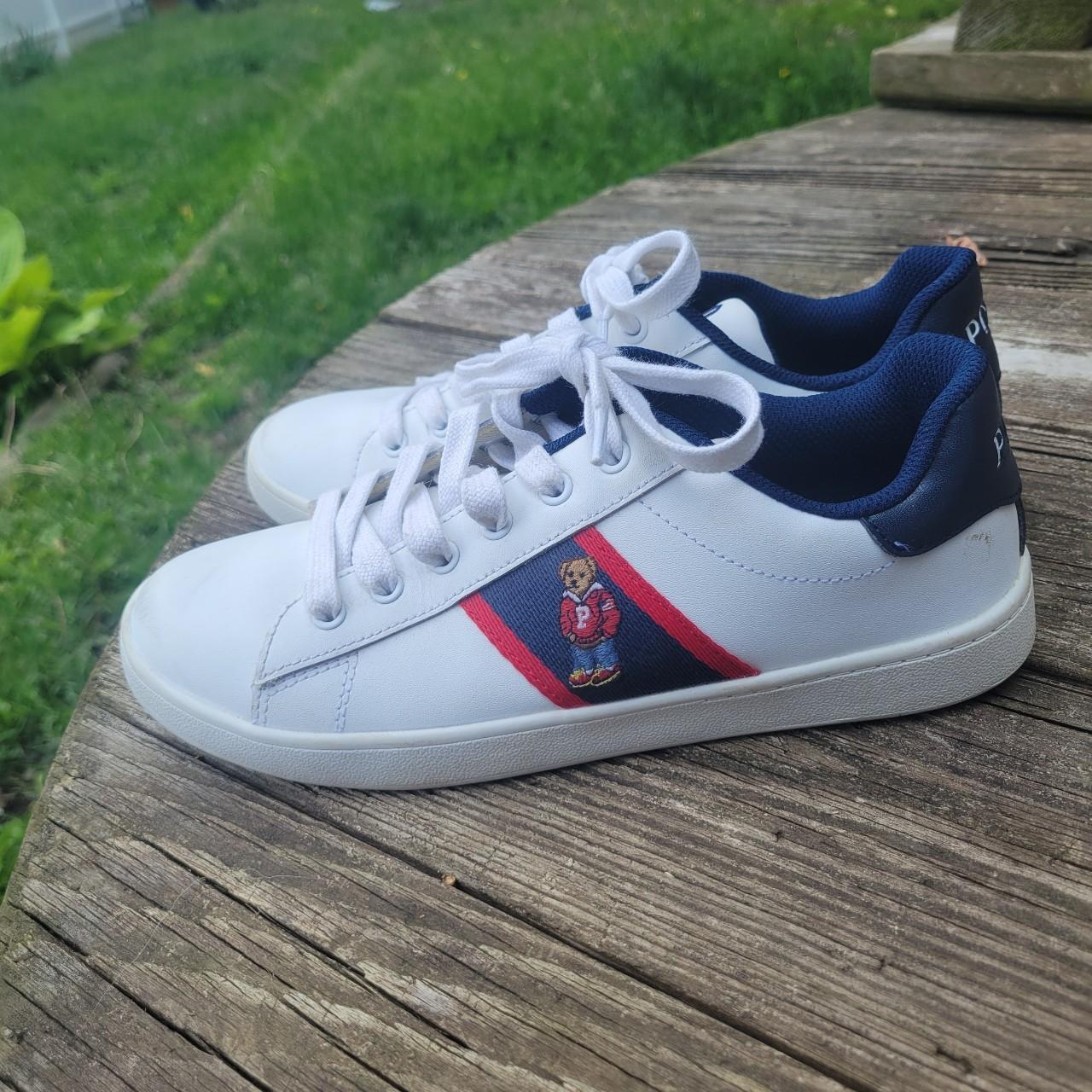 Polo ralph clearance lauren quilton trainers