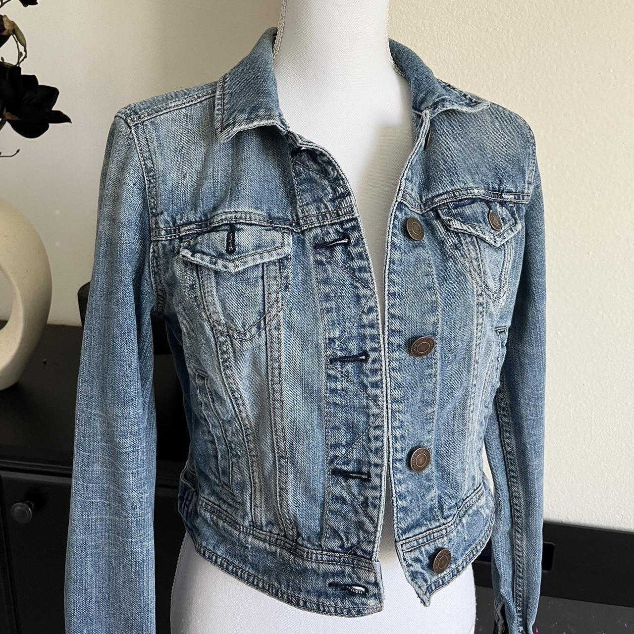 Jean jacket womens american hot sale eagle