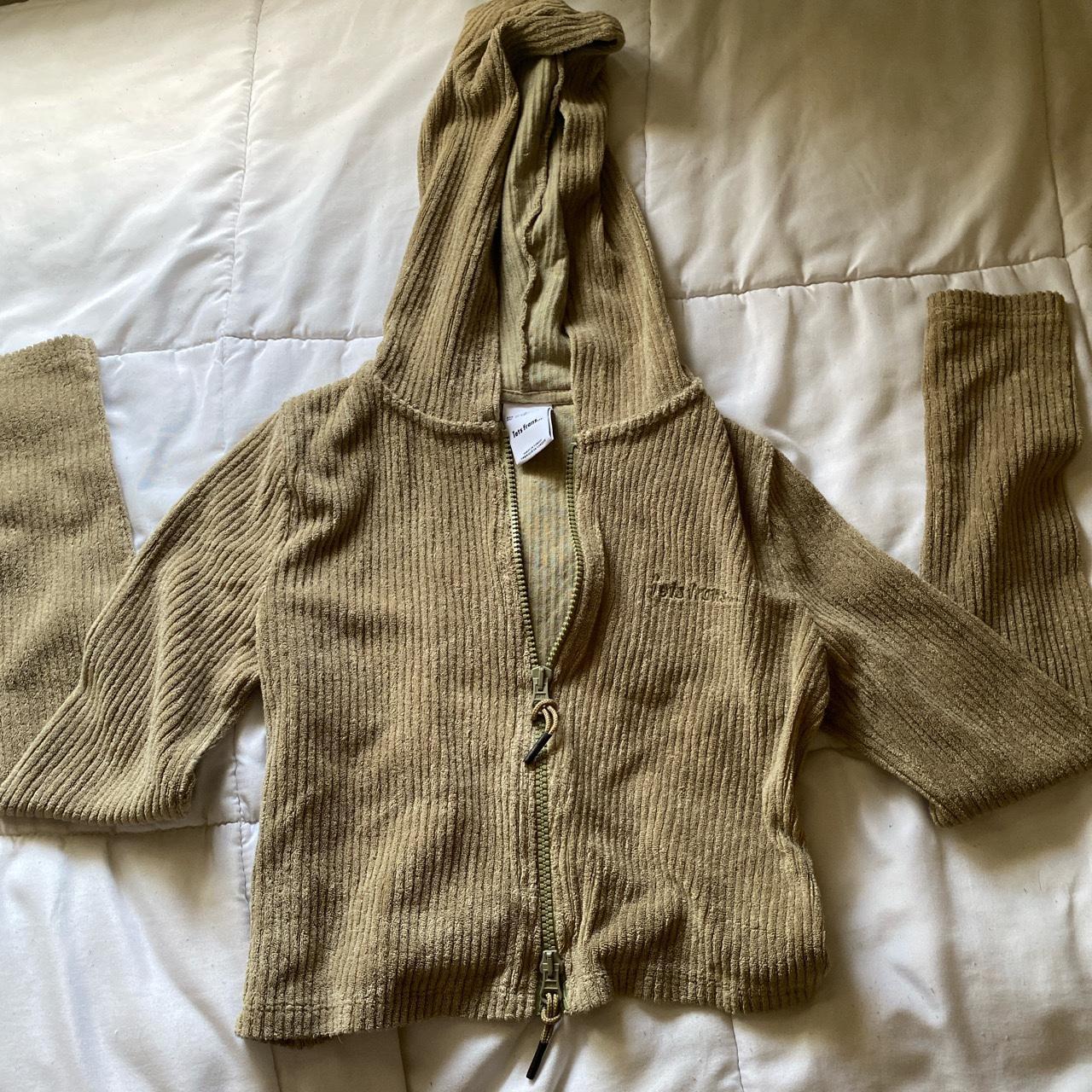 iets frans... Women's Khaki and Green Jumper | Depop