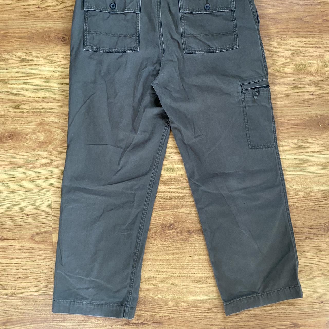 Custom 1 of 1 cargo pants 36 x 29 Olive green - Depop