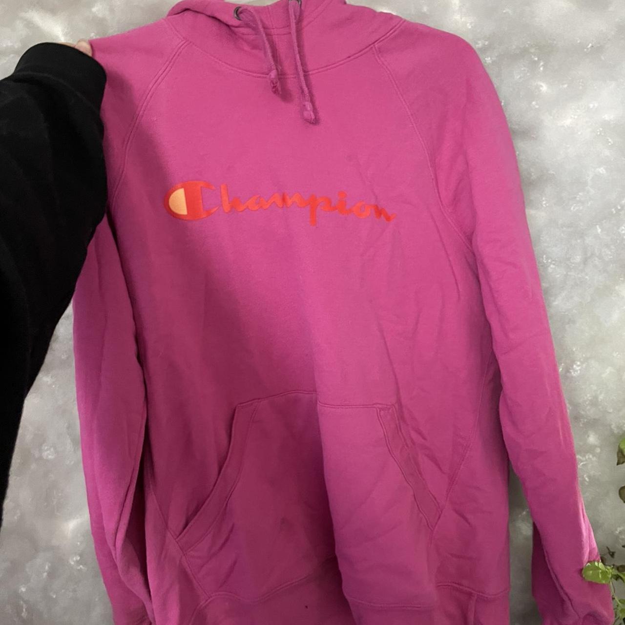 Boys pink 2024 champion hoodie