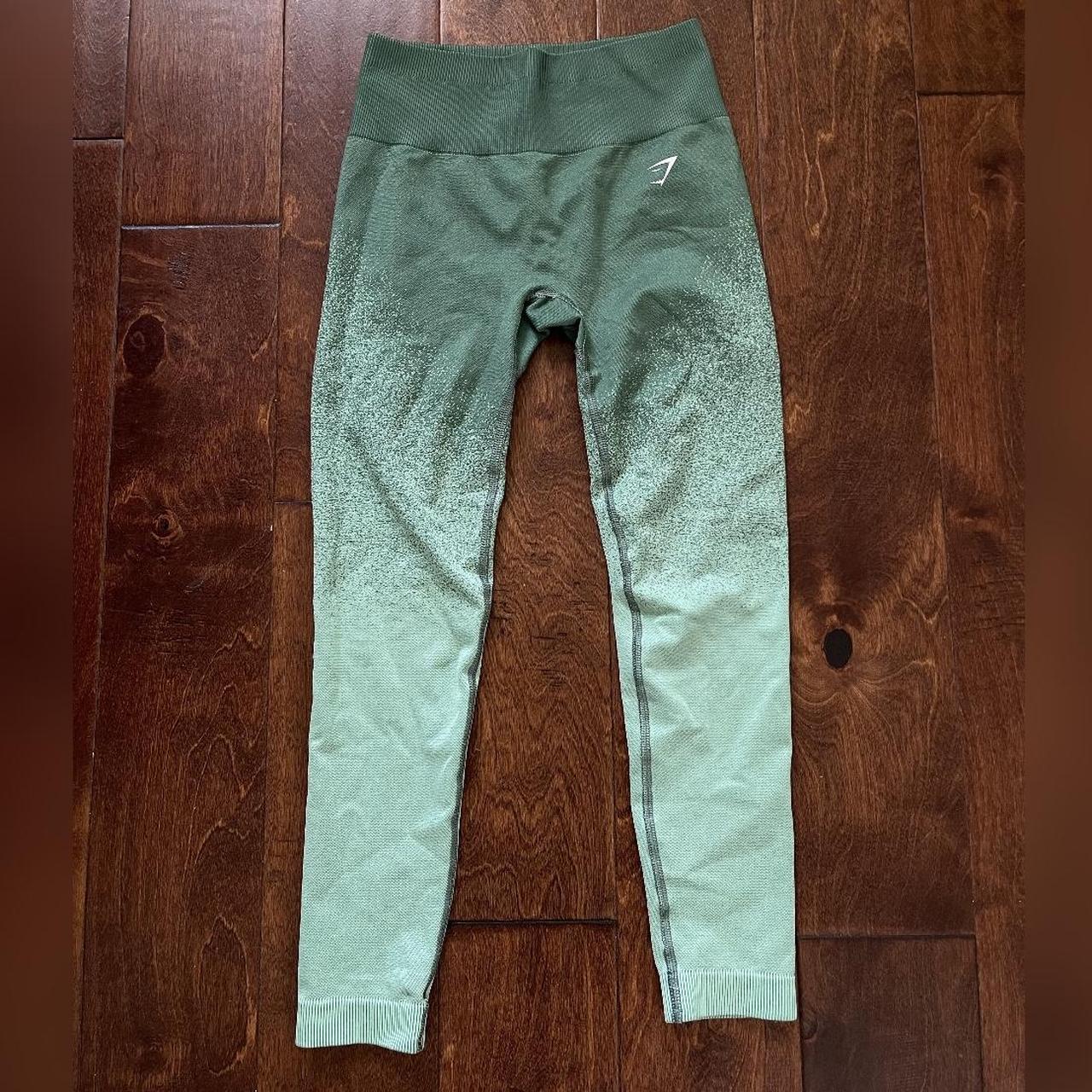 Gymshark Women's Leggings Green XS – Gymshark adapt ombré