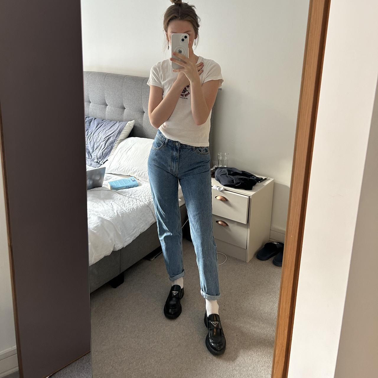 Brandy Melville jeans! One size but fits at... Depop