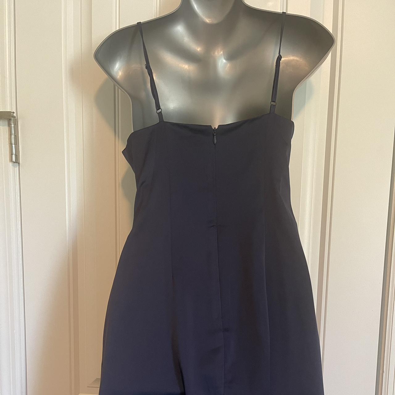 Urban Outfitters Women's Navy Dress | Depop