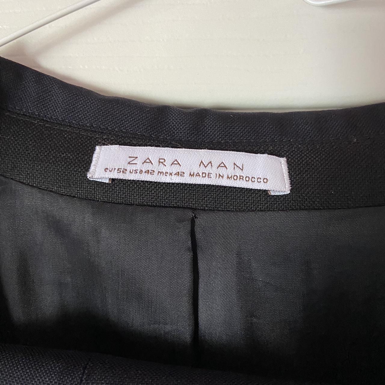 Zara Men's Black Suit Depop