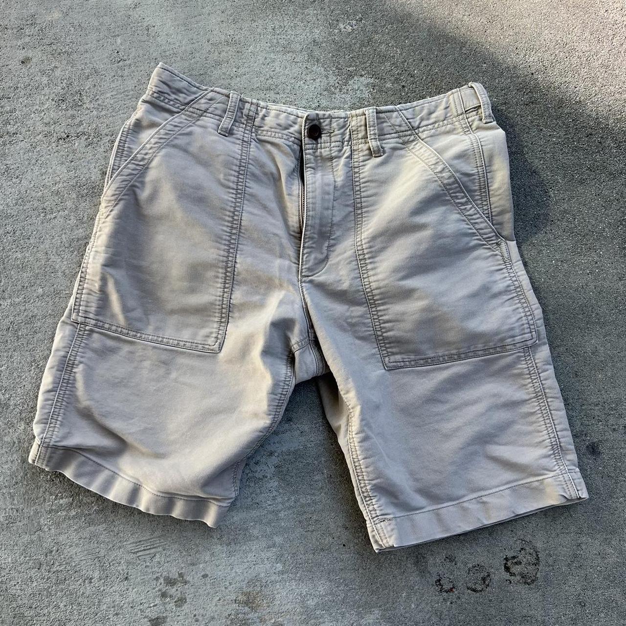 Lands' End Men's Cream Shorts | Depop