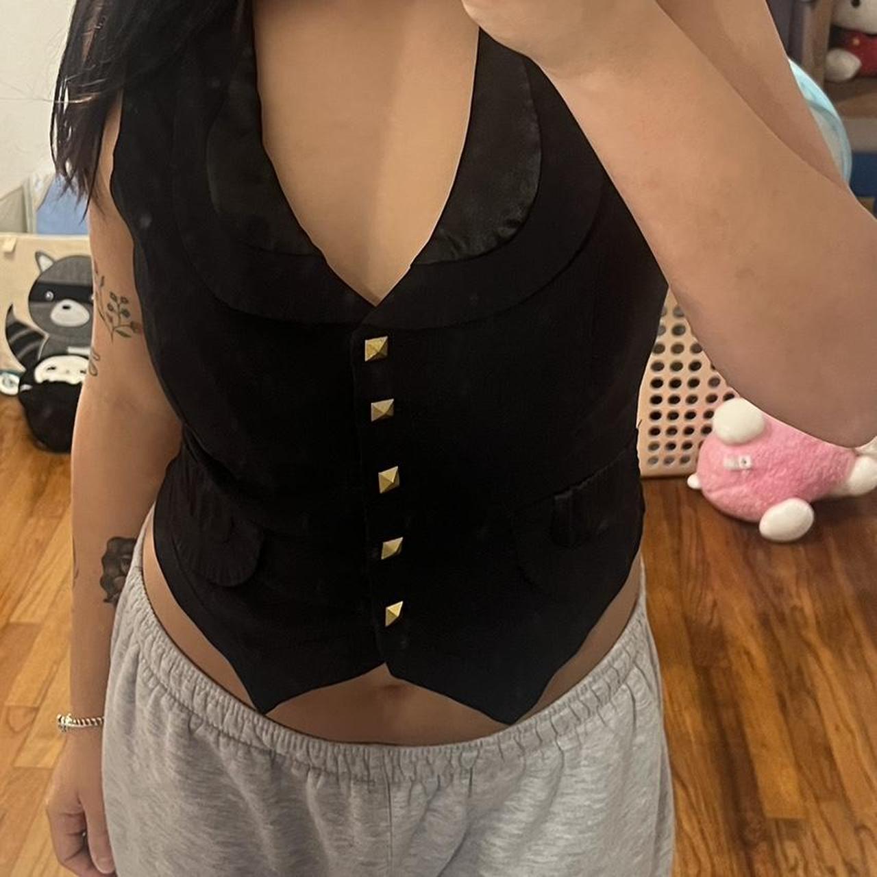 Baby phat vest top with gold Send me Depop