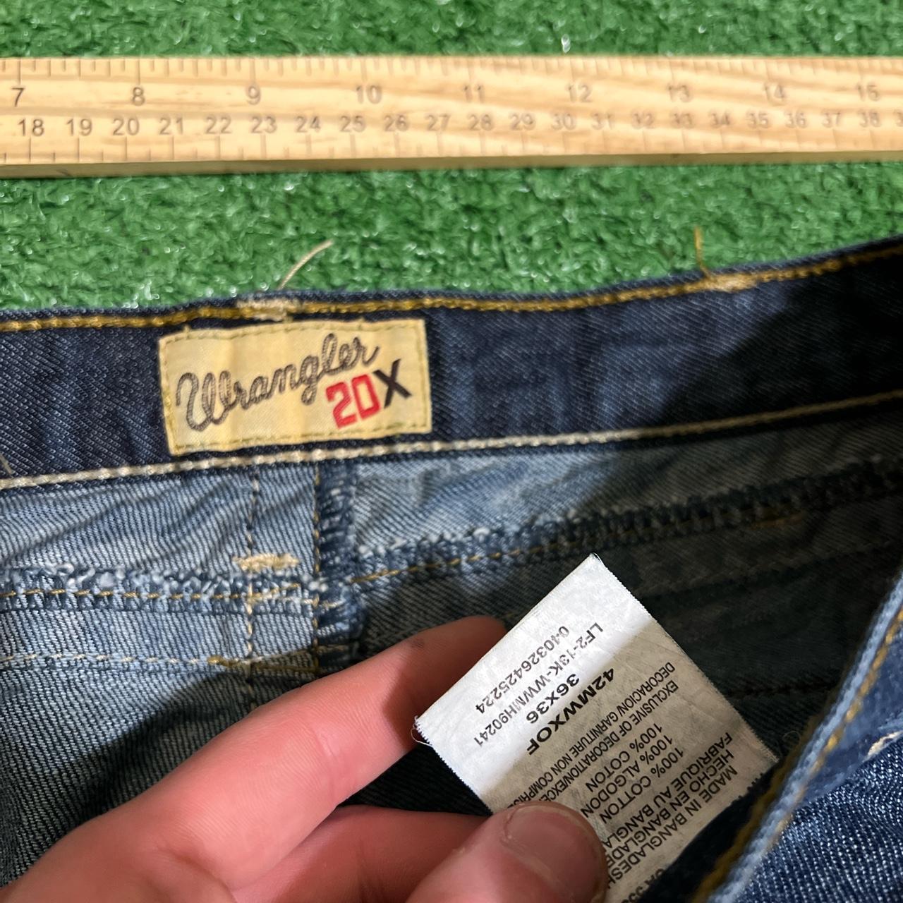 Wrangler denim jeans // looks like these have... - Depop