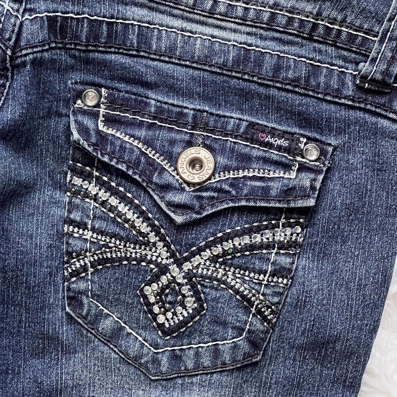 🍒 Y2K Angels Denim Jeans 🍒 Brand Angels Size... Depop