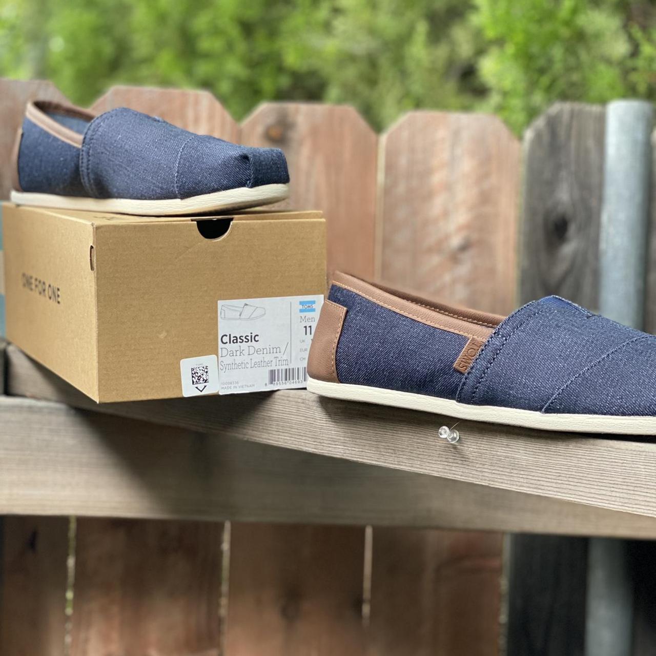 Toms denim men's hot sale classics