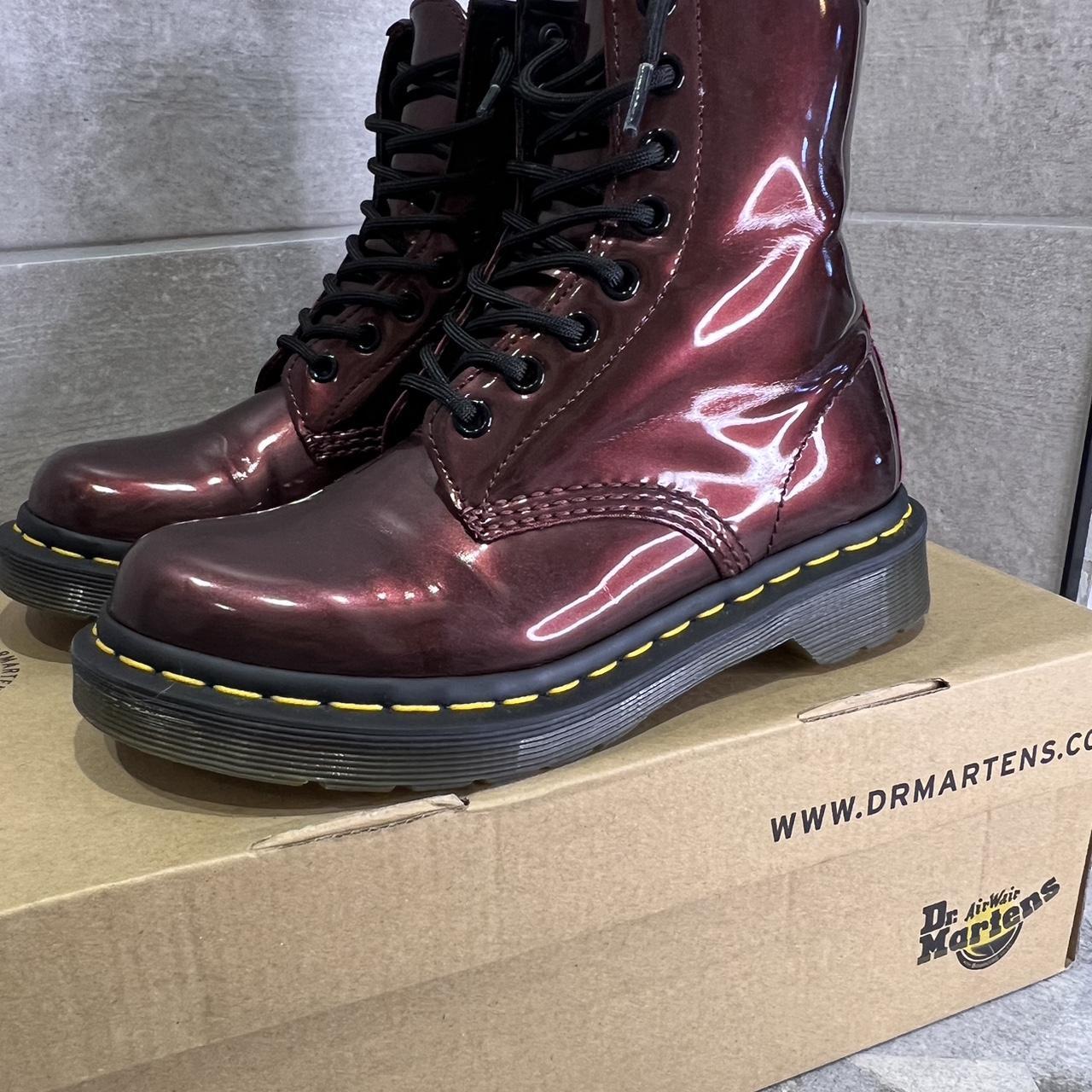 Dr martens chrome oxblood online