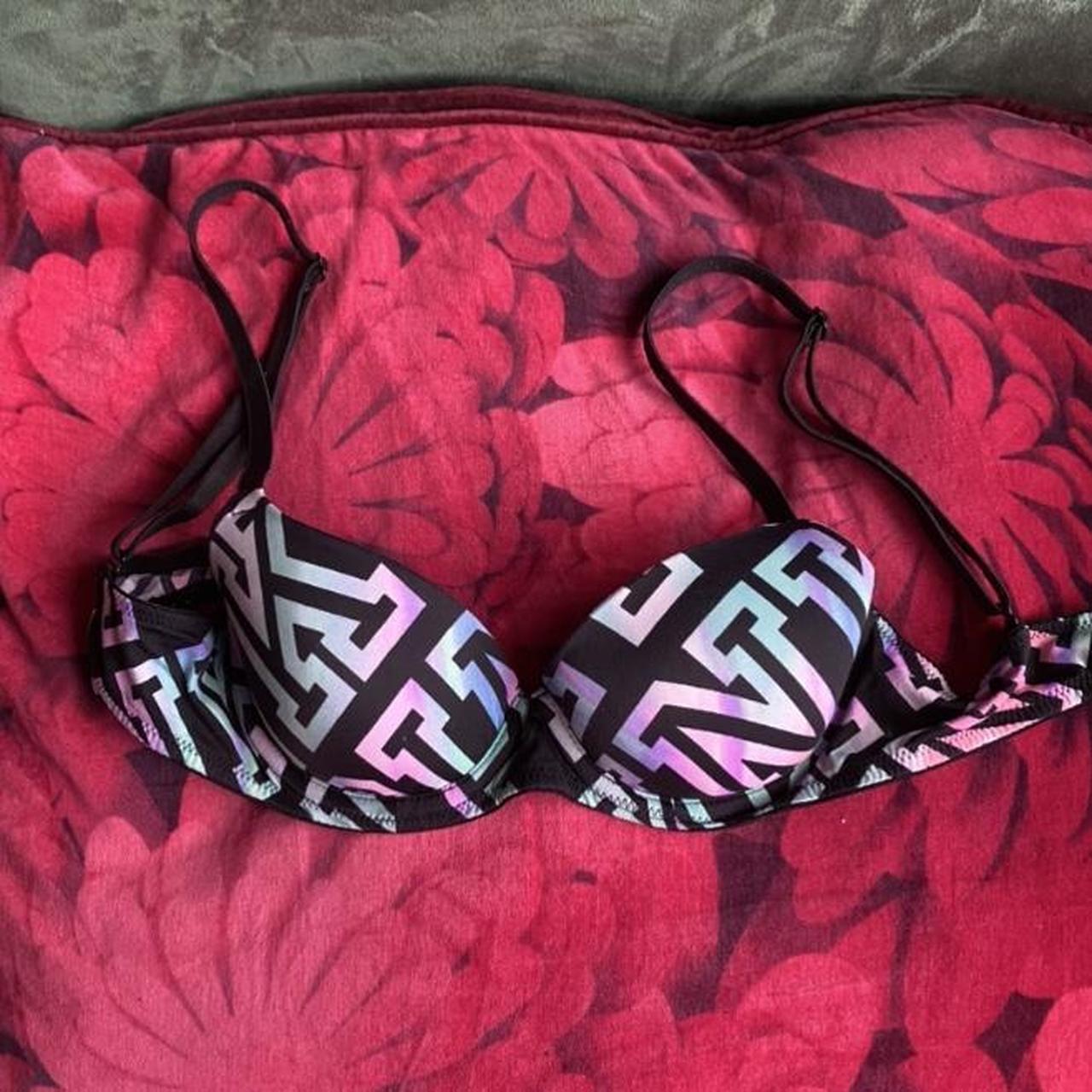 Victorias Secret PINK lightly padded wired tshirt - Depop