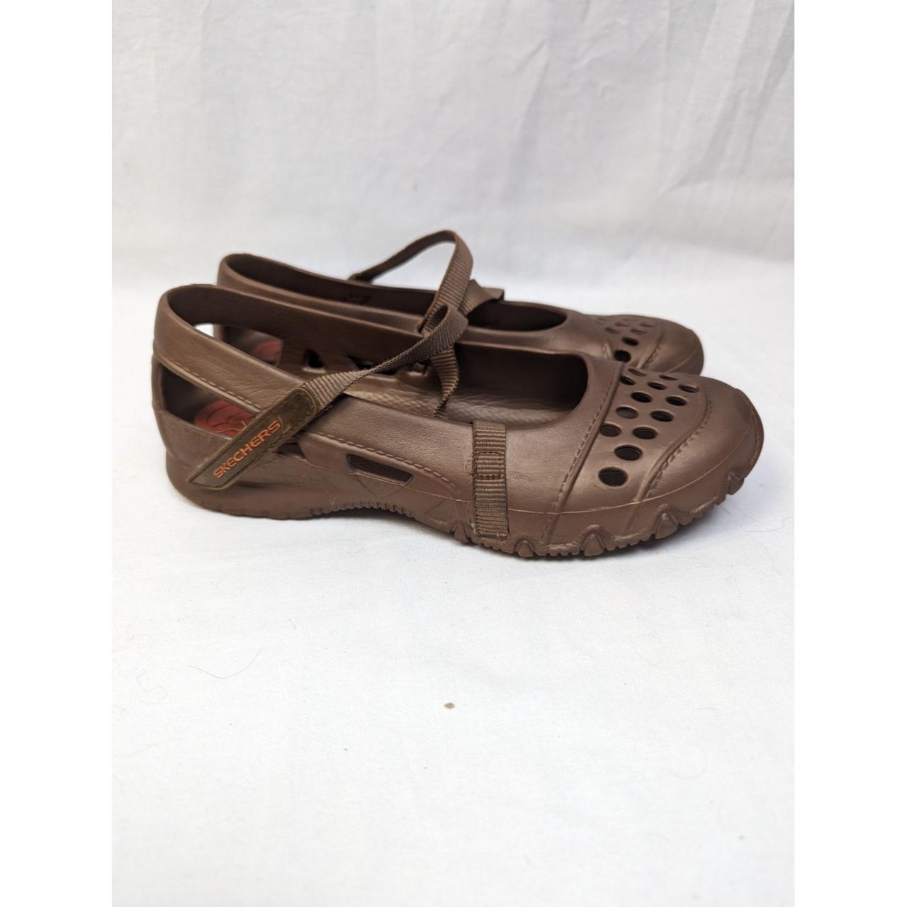 Skechers Women s Cali Gear Brown Bronze Cross Strap. Depop