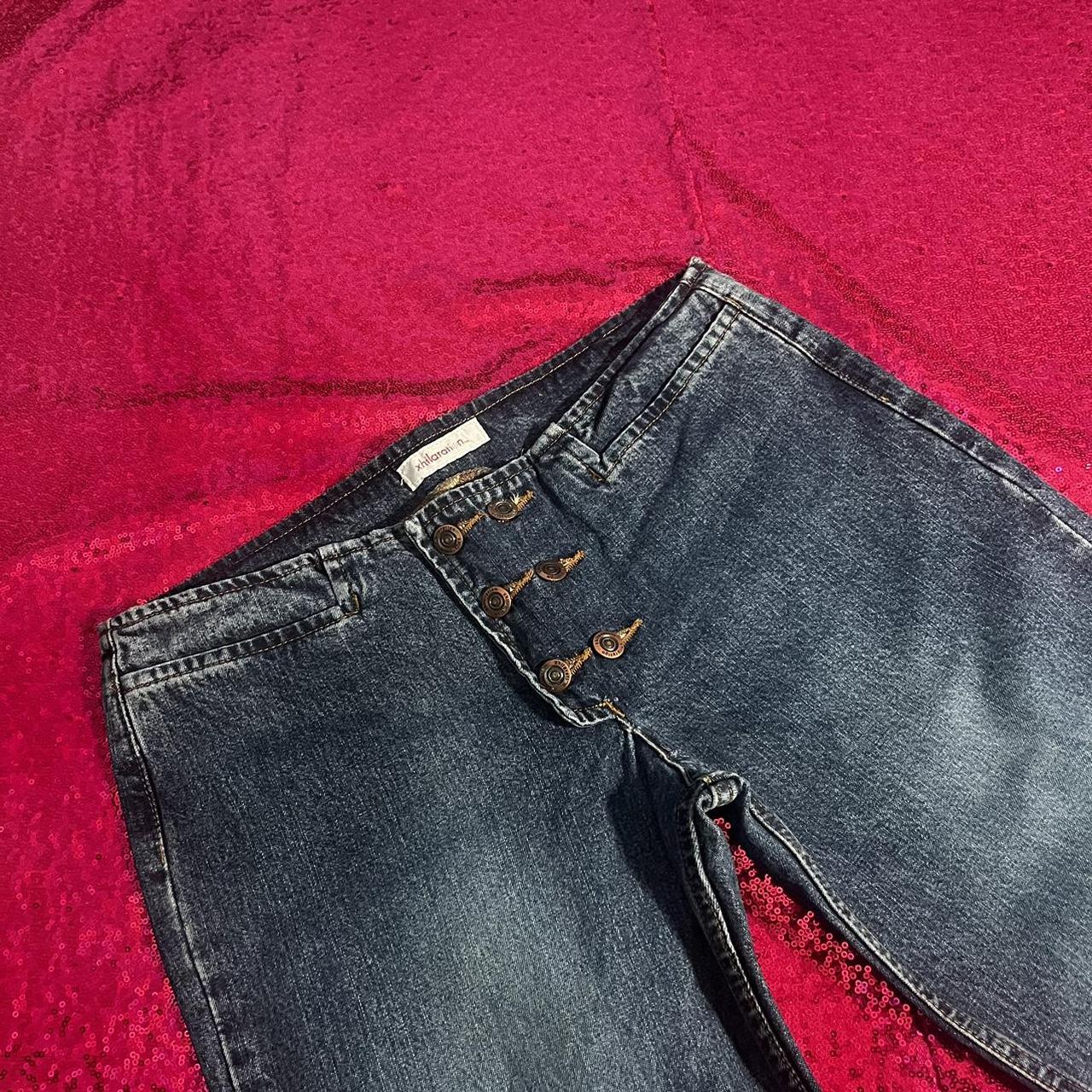 the y2k pocketless jeans! 🦋🤍 ️this item is second... Depop