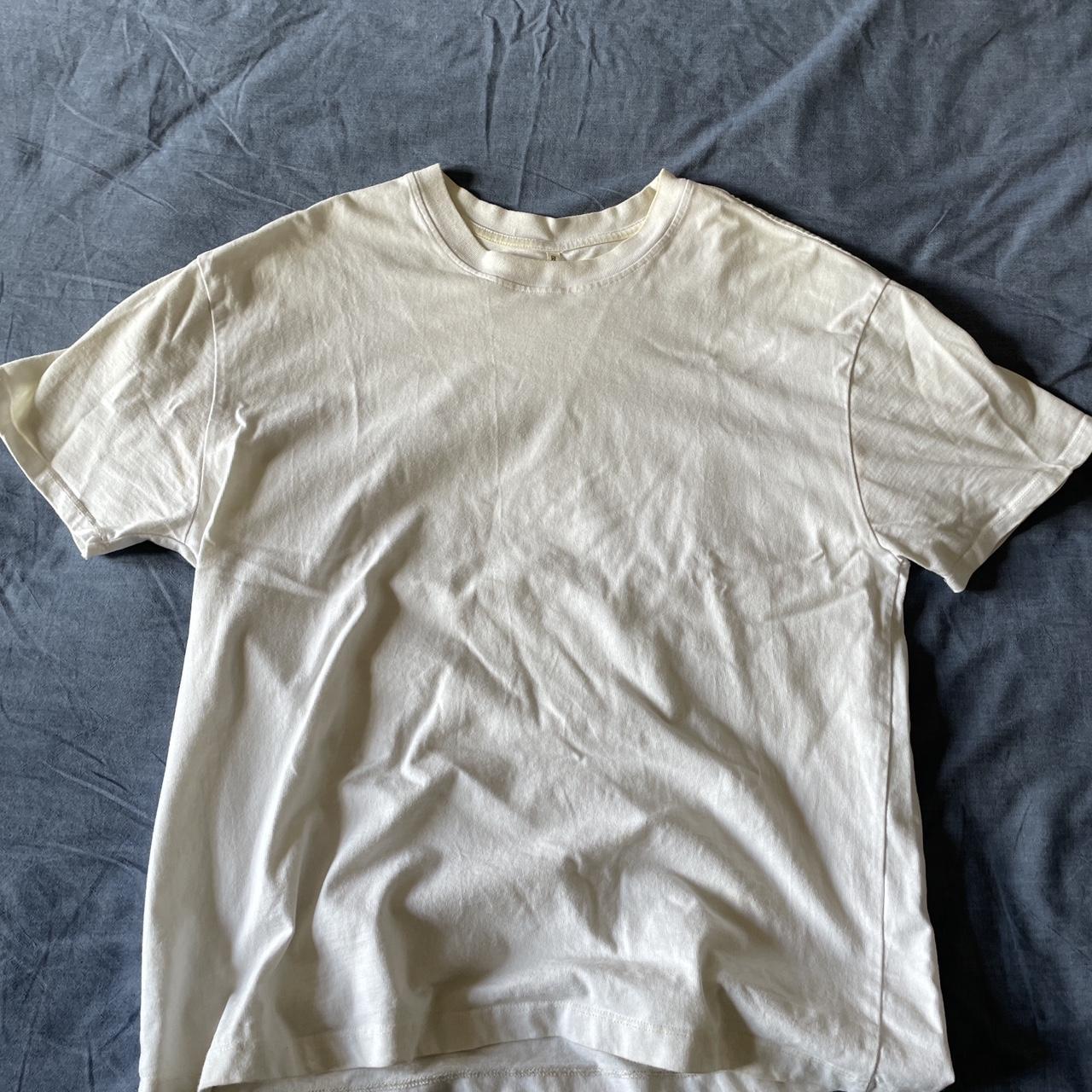 Fear of god essentials white T shirt. Small bit of... - Depop