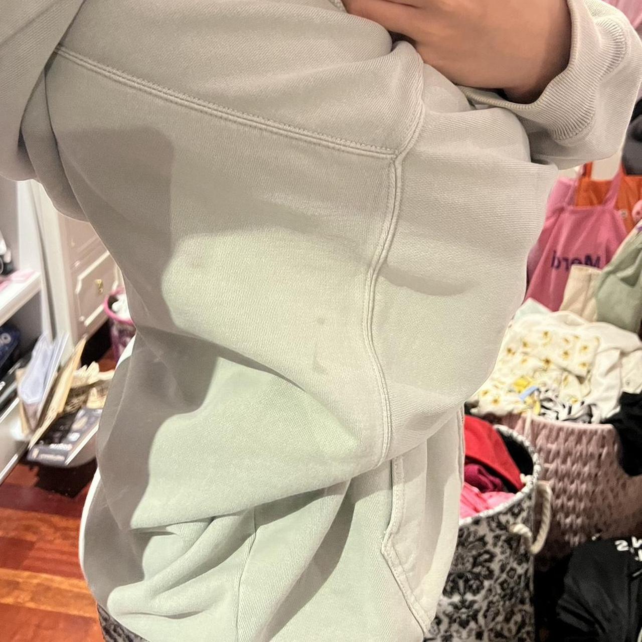 Brandy Melville christy zipup Has stains along the... Depop