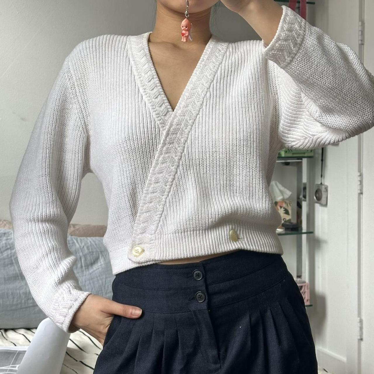 Paloma Wool cropped bolero jumper sleeves with hand - Depop