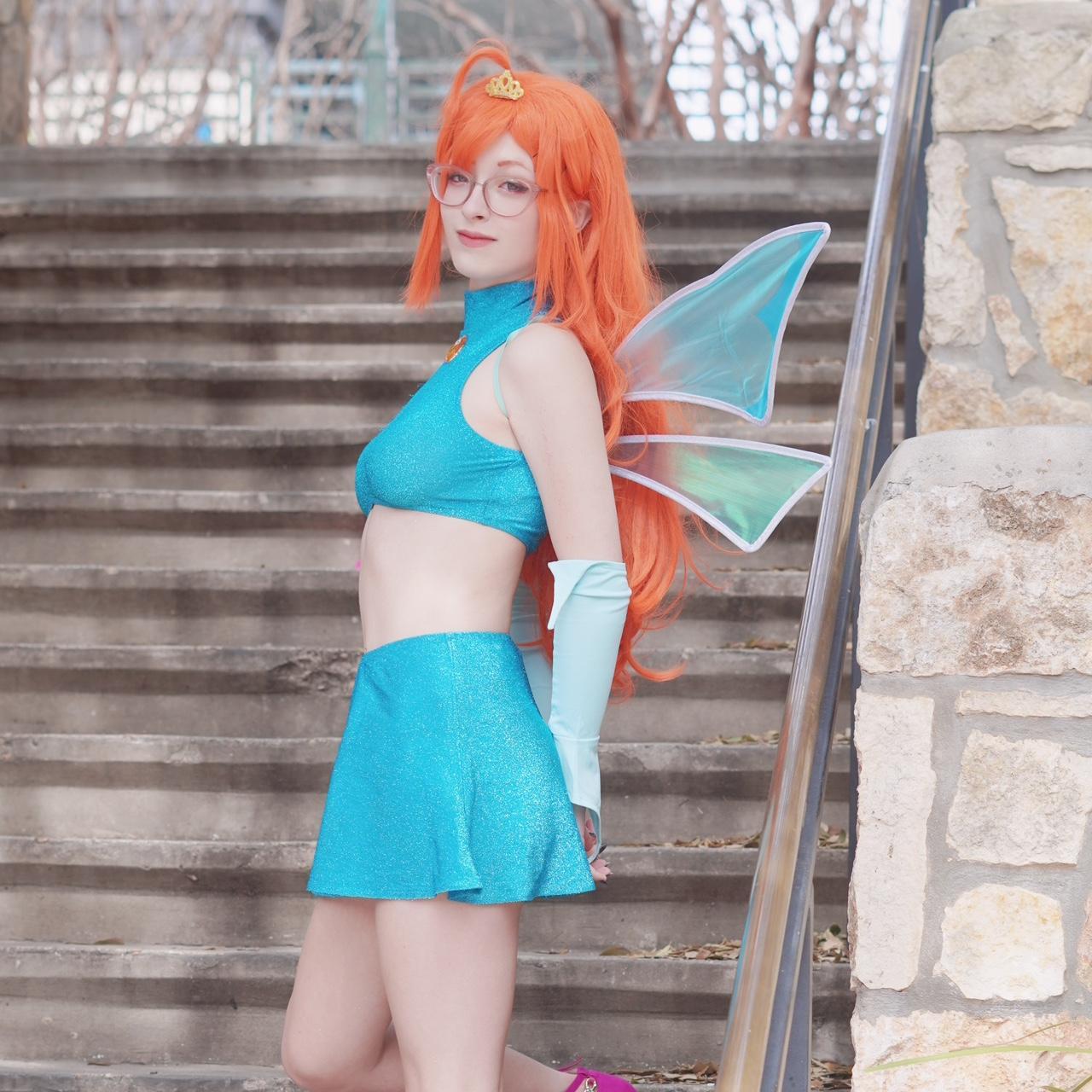 Bloom winx club cosplay, worn multiple times but... - Depop