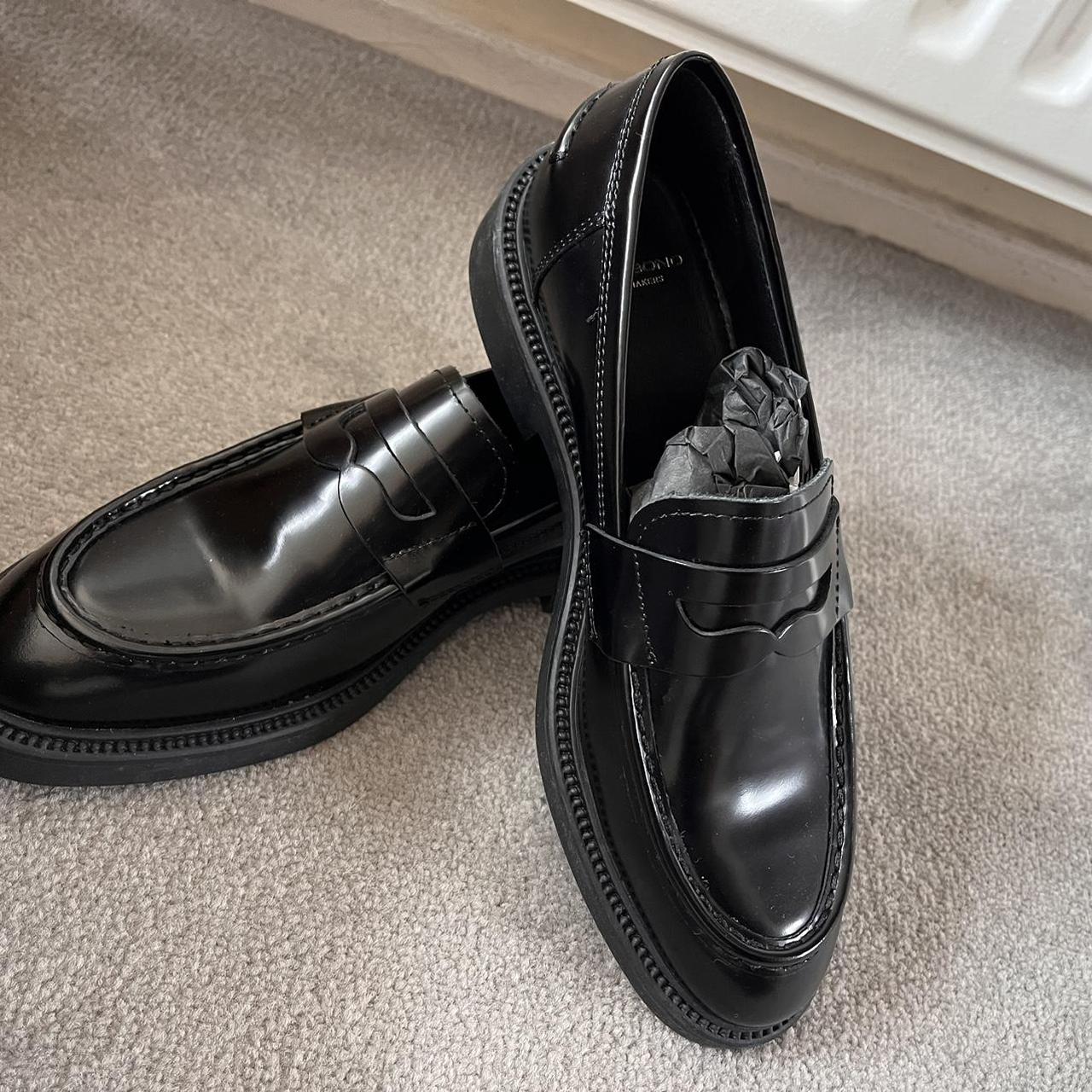 Vagabond shoes loafers Alex W. Colour black... - Depop
