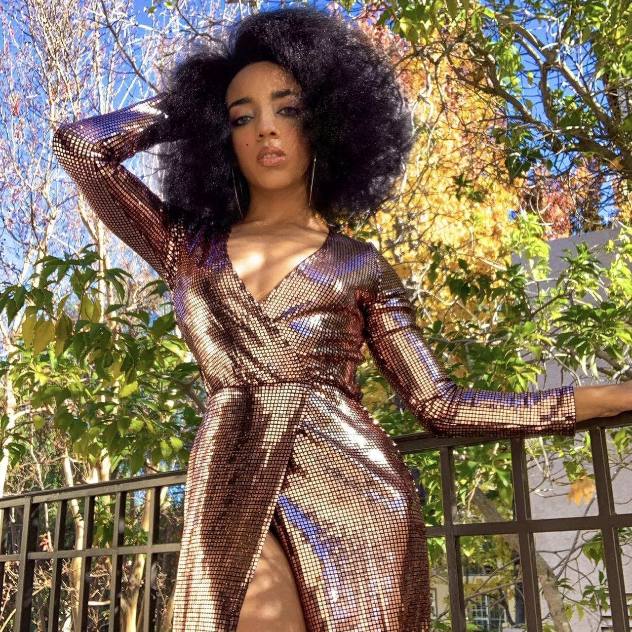 Rose Gold Sequin Maxi Dress Fashion Nova Sparkly Dresses