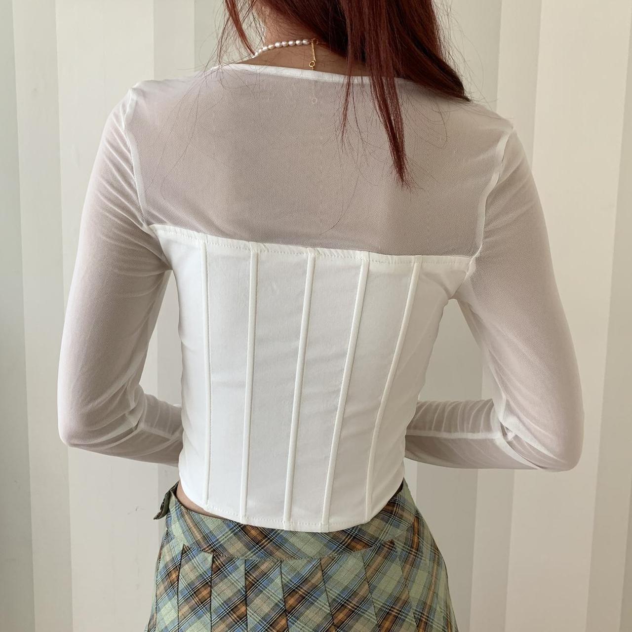 💰PayPal Only💰 White corset crop top cami. WithJean... Depop