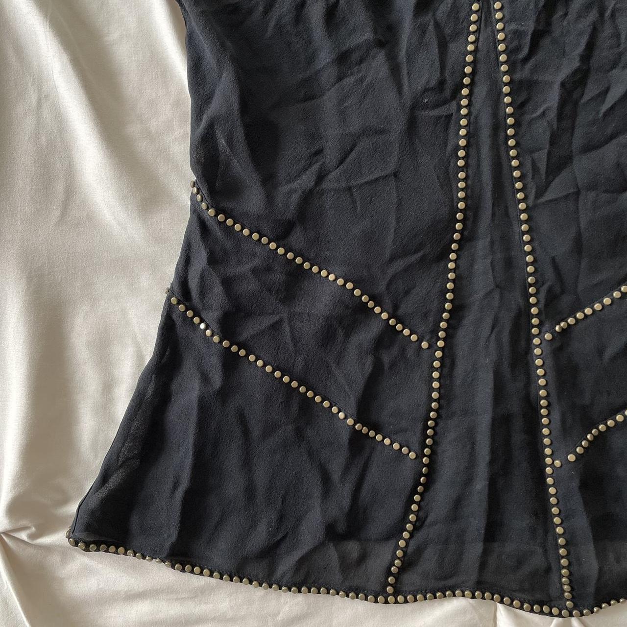 DKNY Women's Black and Gold Vest (3)